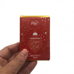 Mini tablette chocolat Joyeux Noël