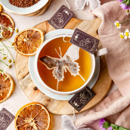 Sachets de thé personnalisés en forme de sapin - Thé de Noël bio –  TeaHeritage